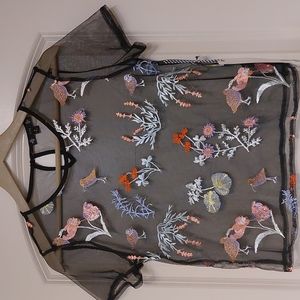 COPY - Embroided Floral Blouse